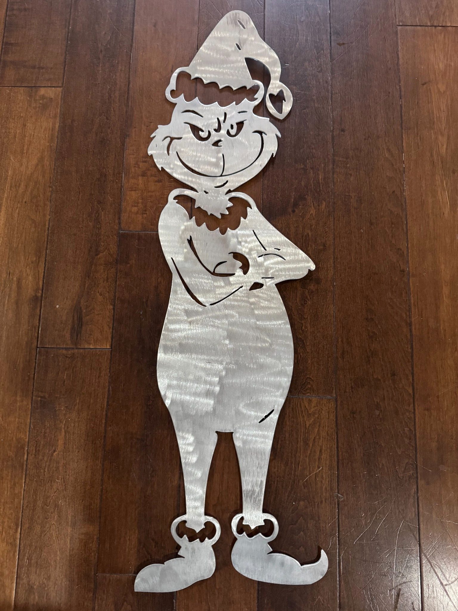 Grinch CNC plasma cut