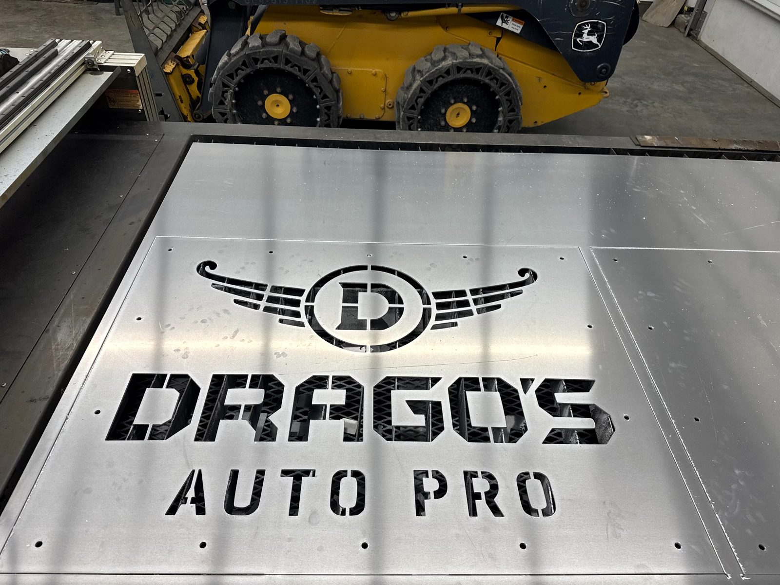 CNC plasma cutting custom sign